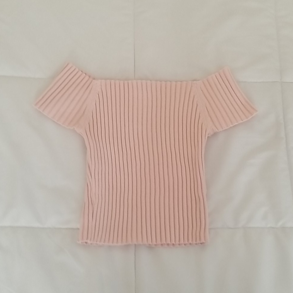 Off the shoulder crop top